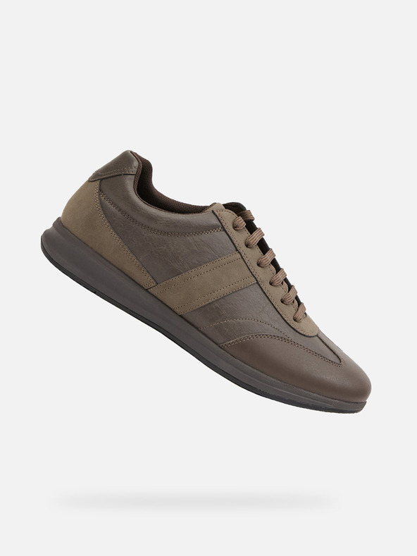 Geox Καφέ ανδρικά αθλητικά παπούτσια Geox Avery