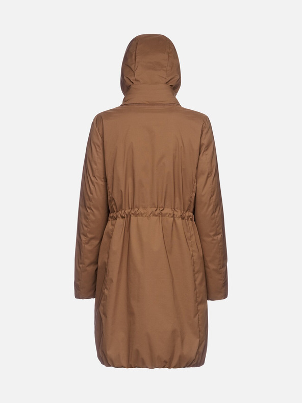 Geox Καφέ γυναικείο παλτό Geox Eleana