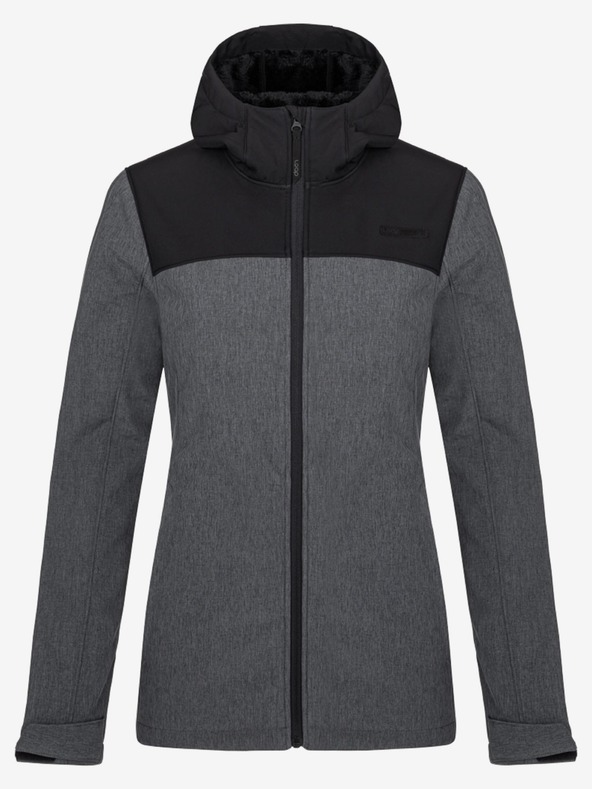 Loap Μαύρο και γκρι γυναικείο softshell μπουφάν LOAP LUKA