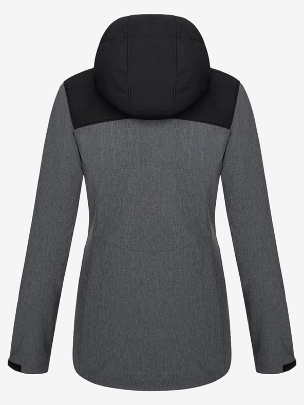 Loap Μαύρο και γκρι γυναικείο softshell μπουφάν LOAP LUKA