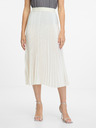 Orsay Κρεμ γυναικεία φούστα ORSAY