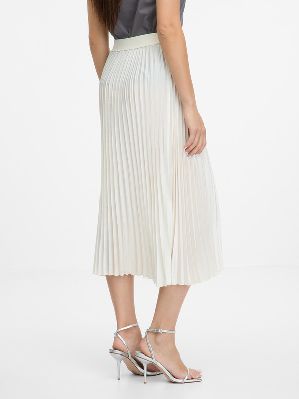 Orsay Κρεμ γυναικεία φούστα ORSAY