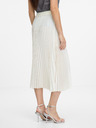 Orsay Κρεμ γυναικεία φούστα ORSAY