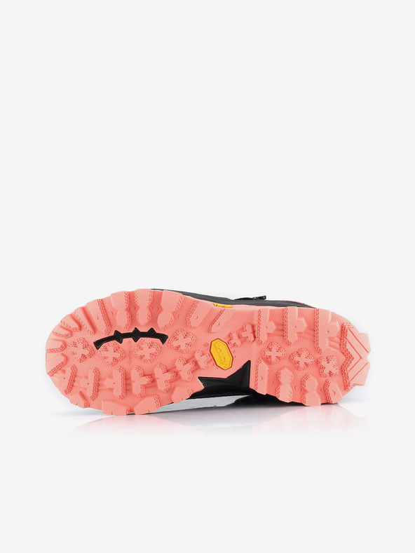 ALPINE PRO Μαύρες και γκρι γυναικείες μπότες εξωτερικού χώρου με μεμβράνη PTX ALPINE PRO Kneiffe