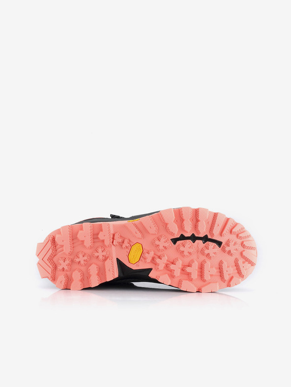 ALPINE PRO Μαύρες και γκρι γυναικείες μπότες εξωτερικού χώρου με μεμβράνη PTX ALPINE PRO Kneiffe