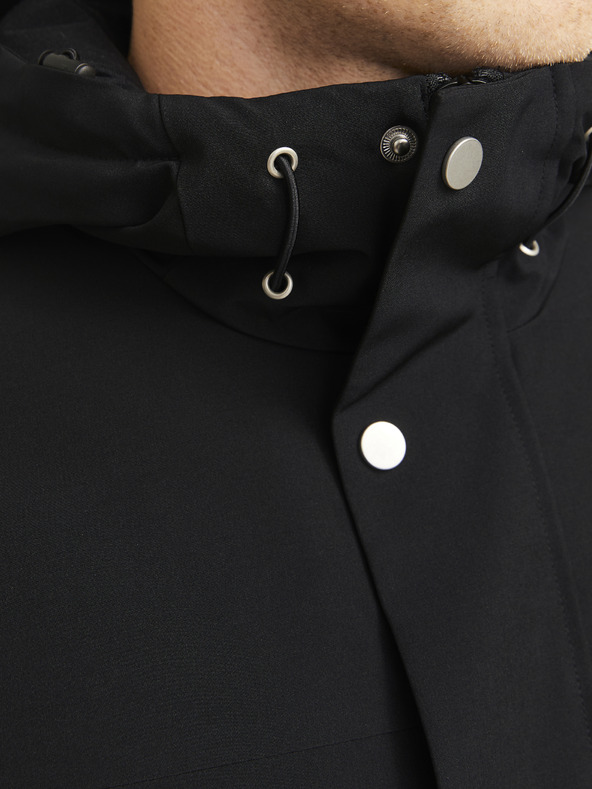 Jack & Jones Μαύρο ανδρικό μπουφάν Jack & Jones Trek