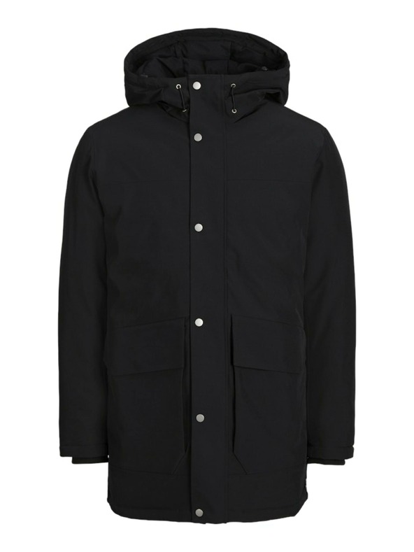 Jack & Jones Μαύρο ανδρικό μπουφάν Jack & Jones Trek