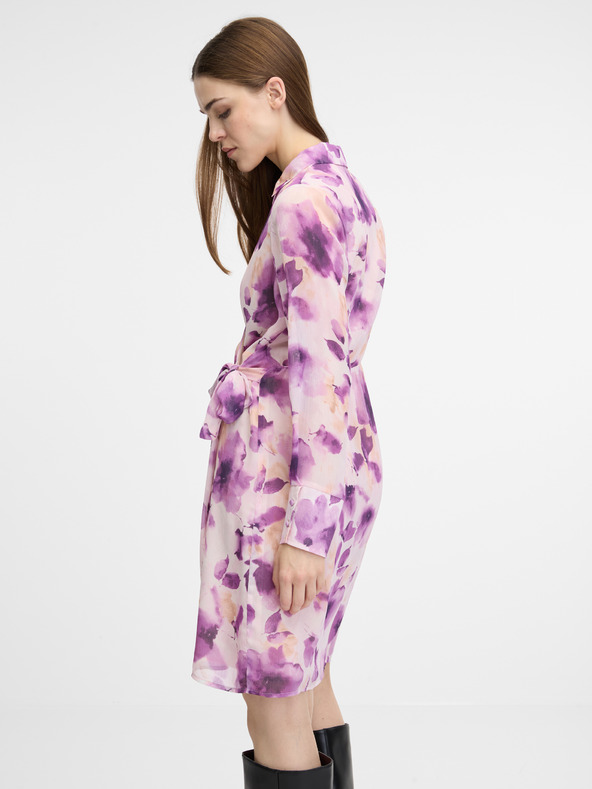 Orsay Ροζ γυναικείο φόρεμα μέχρι το γόνατο ORSAY