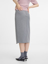 Orsay ORSAY Γκρίζα γυναικεία αμάνικη φούστα μίντι