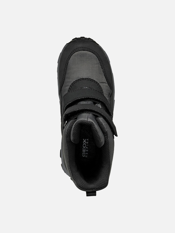 Geox Μαύρες αγορίστικες μπότες αστραγάλου Geox Himalaya B ABX