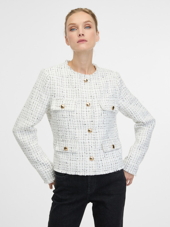 Orsay Κρεμ γυναικείο σακάκι ORSAY