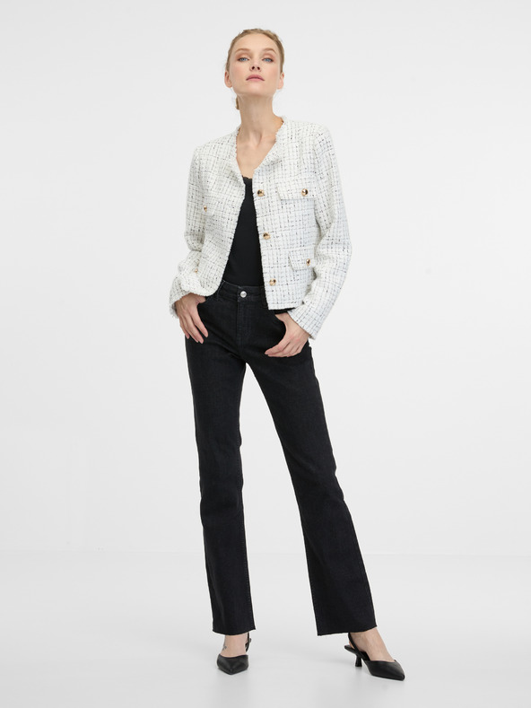 Orsay Κρεμ γυναικείο σακάκι ORSAY