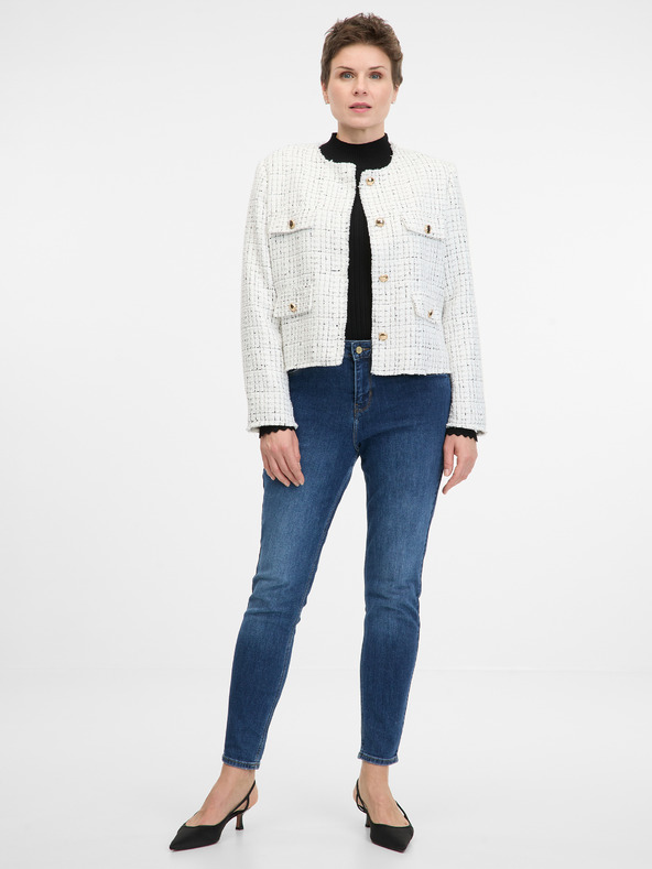 Orsay Κρεμ γυναικείο σακάκι ORSAY