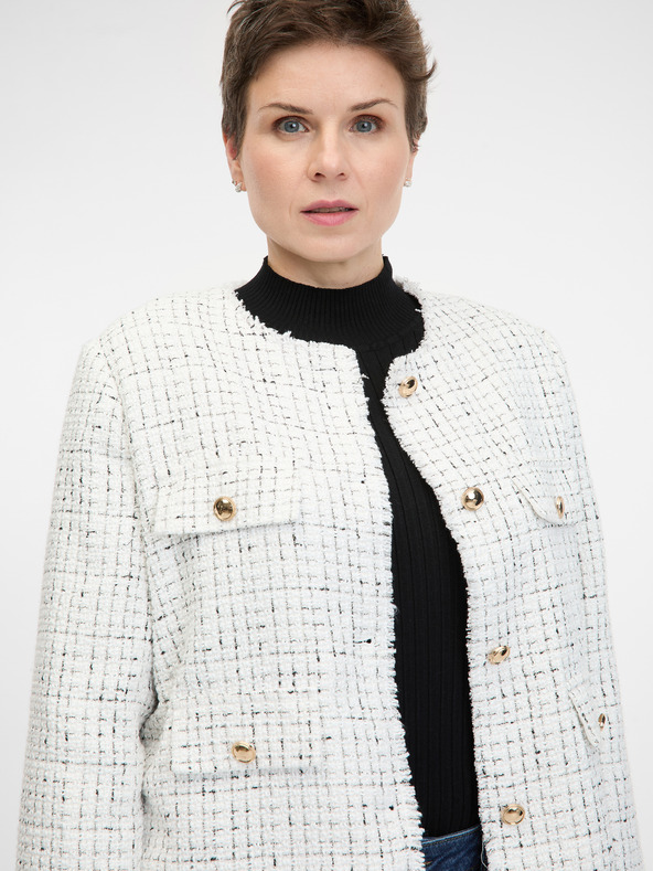 Orsay Κρεμ γυναικείο σακάκι ORSAY