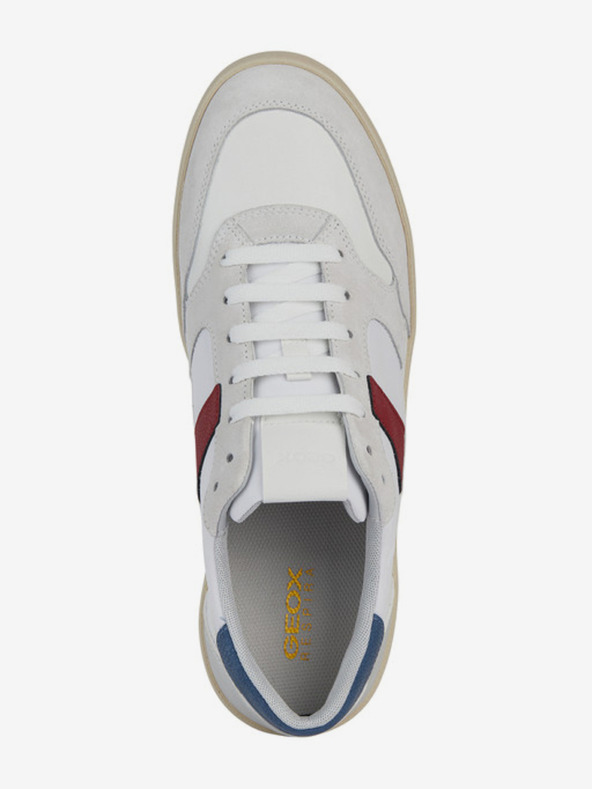 Geox Γκρι και λευκά ανδρικά αθλητικά παπούτσια Geox Affile