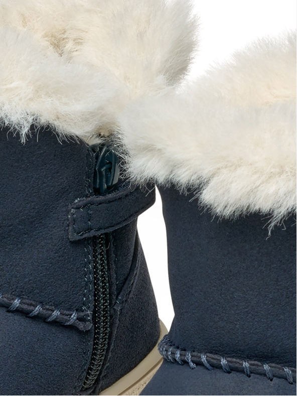 Geox Σκούρο μπλε γυναικεία μποτάκια αστραγάλου Geox Theleven