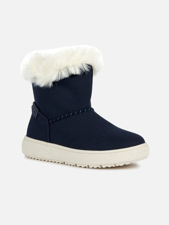 Geox Σκούρο μπλε γυναικεία μποτάκια αστραγάλου Geox Theleven