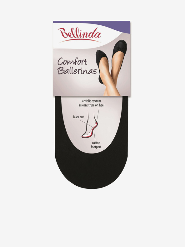 Bellinda Μαύρες κάλτσες μπαλαρίνας Bellinda COMFORT BALLERINAS