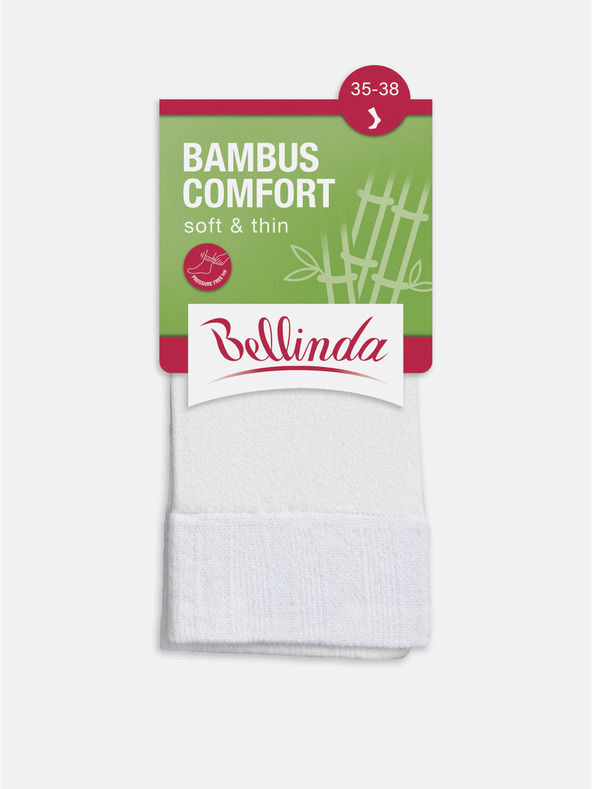 Bellinda Λευκό Γυναικείο Bellinda BAMBUS COMFORT SOCKS Bellinda BAMBUS COMFORT SOCKS