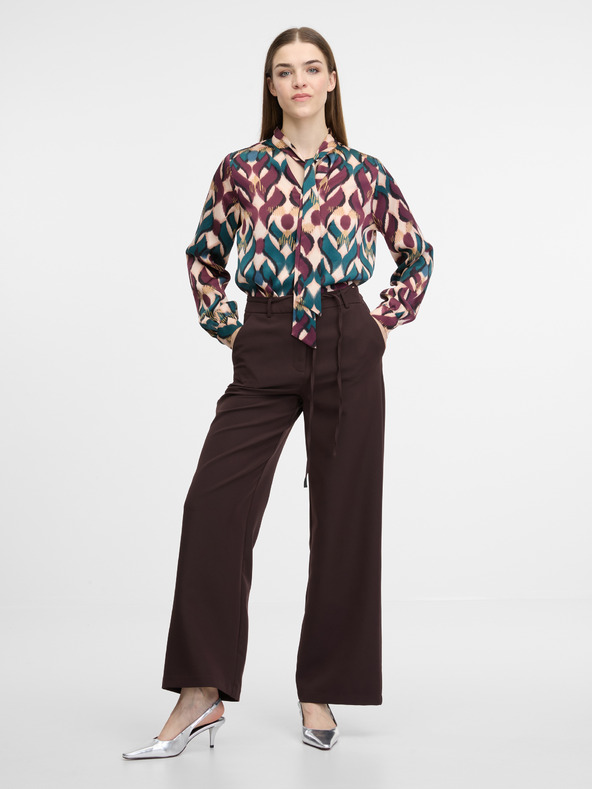 Orsay Καφέ γυναικεία μπλούζα ORSAY