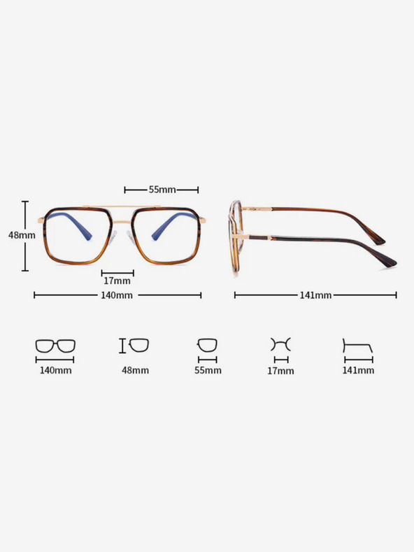 VEYREY Μαύρα μπλε γυαλιά ηλίου αποκλεισμού φωτός VeyRey Blanks