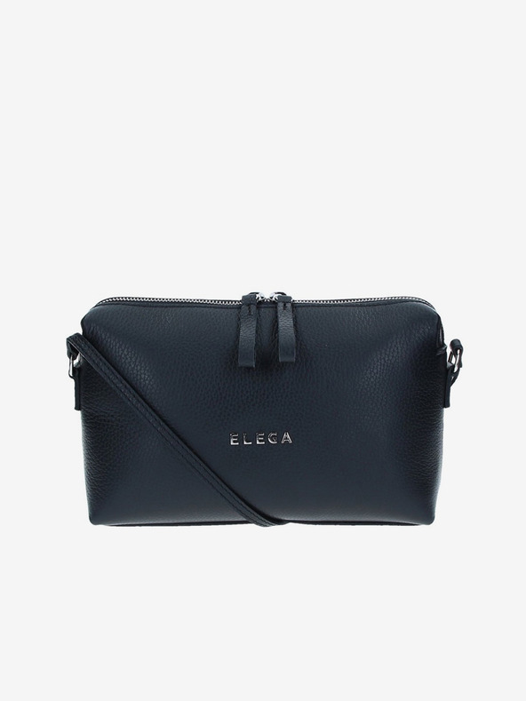 Elega Μαύρο Γυναικείο δερμάτινο Crossbody τσάντα ELEGA Hill