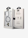Karl Lagerfeld Karl Lagerfeld IML Karl and Choupette NFT MagSafe Back Cover για iPhone 15 Pro Max Διαφανές