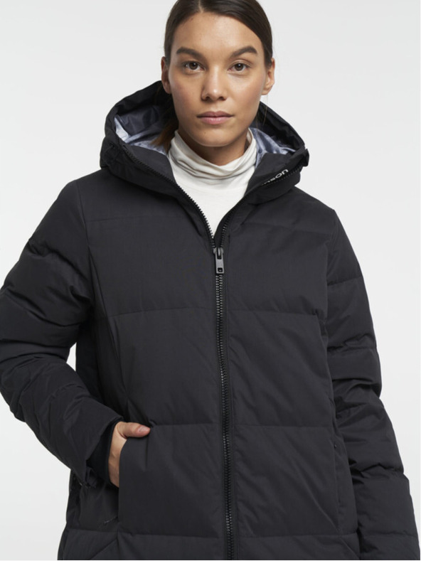 Tenson Γυναικείο χειμερινό παλτό lifestyle TENSON Shanna Down Coat W μαύρο