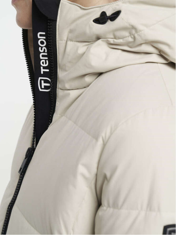Tenson Γυναικείο χειμερινό παλτό lifestyle TENSON Shanna Down Coat W μπεζ