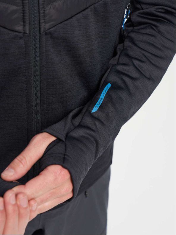 Tenson Ανδρικό λειτουργικό φούτερ με κουκούλα TENSON Touring Midlayer M μαύρο