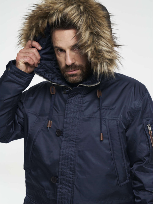 Tenson Ανδρικό χειμερινό lifestyle parka TENSON Himalaya Anniversary M σκούρο μπλε