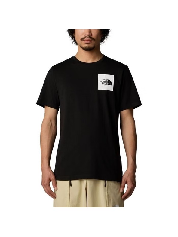The North Face Ανδρικό μαύρο μπλουζάκι The North Face ss Fine Tee