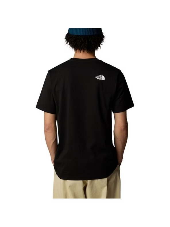 The North Face Ανδρικό μαύρο μπλουζάκι The North Face ss Fine Tee