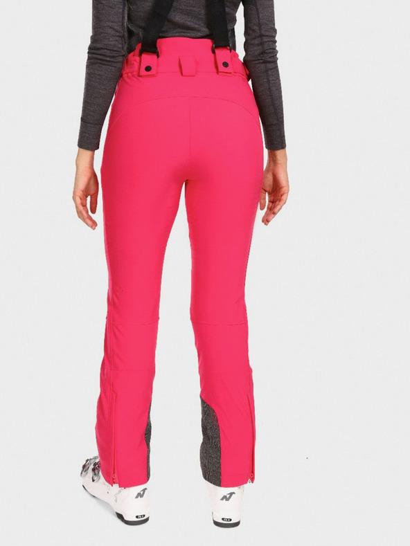 Kilpi Σκούρο ροζ γυναικείο softshell παντελόνι σκι Kilpi RHEA