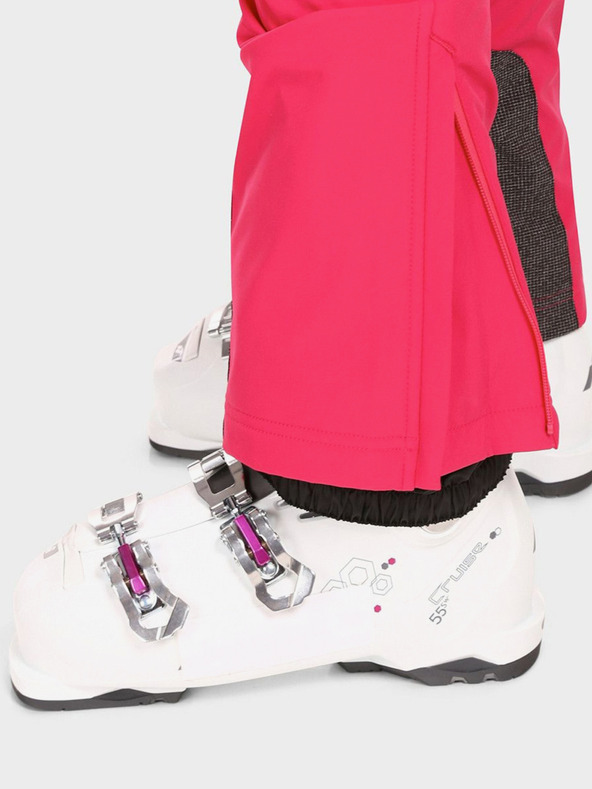 Kilpi Σκούρο ροζ γυναικείο softshell παντελόνι σκι Kilpi RHEA