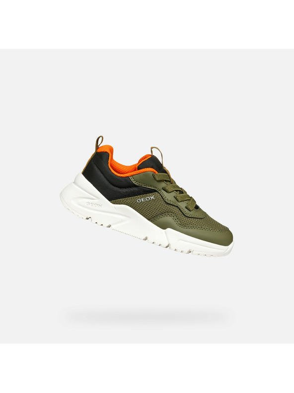 Geox Χακί παιδικά αθλητικά Geox Loftus