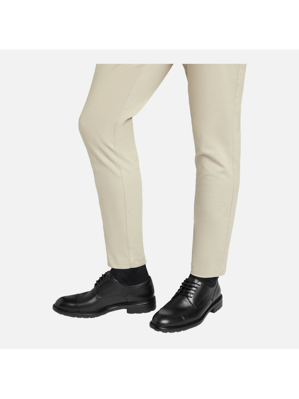 Geox Μαύρα ανδρικά παπούτσια ντυσίματος Geox Walk Pleasure