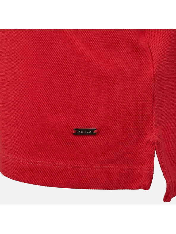 Geox Κόκκινη ανδρική μπλούζα polo Geox
