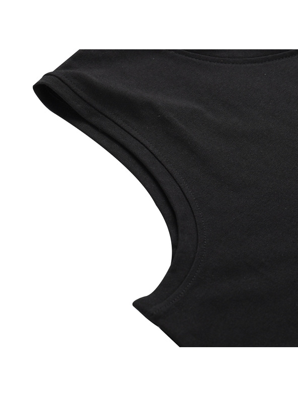 ALPINE PRO Ανδρικό γρήγορα στεγνωτικό τοπ ALPINE PRO QARET black