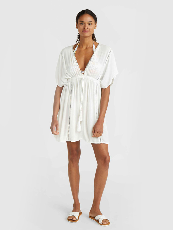 O'Neill O'Neill ESSENTIALS MONA Γυναικείο φόρεμα λευκό