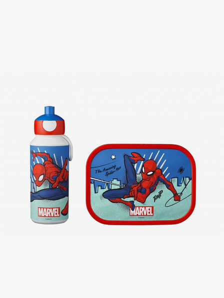 Mepal Μπλε και κόκκινο σετ σνακ για παιδιά Mepal Campus Spiderman