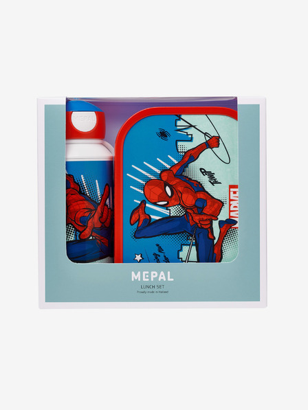 Mepal Μπλε και κόκκινο σετ σνακ για παιδιά Mepal Campus Spiderman