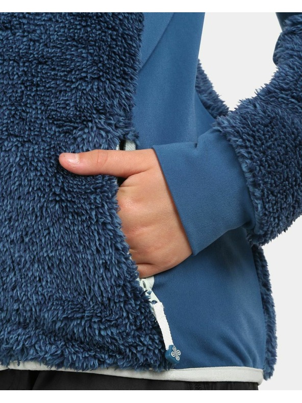 Kilpi Kilpi Θερμό φούτερ για κορίτσια NORKA-JG Σκούρο μπλε