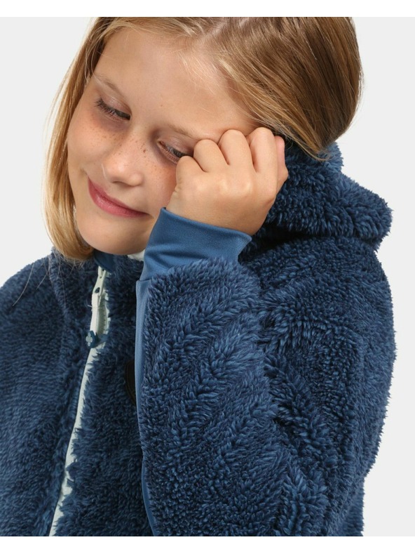 Kilpi Kilpi Θερμό φούτερ για κορίτσια NORKA-JG Σκούρο μπλε