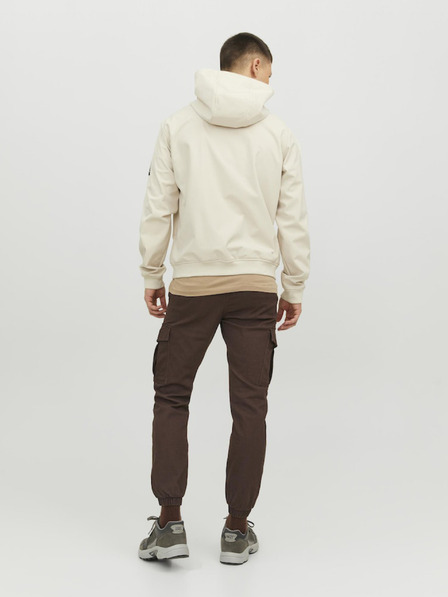 Jack & Jones Jack & Jones Basic ανδρικό softshell μπουφάν σε κρεμ χρώμα