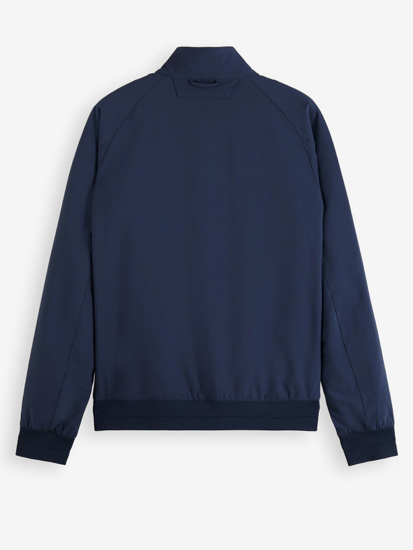 Scotch & Soda Σκούρο μπλε ανδρικό σακάκι Scotch & Soda Classic Harrington softshell