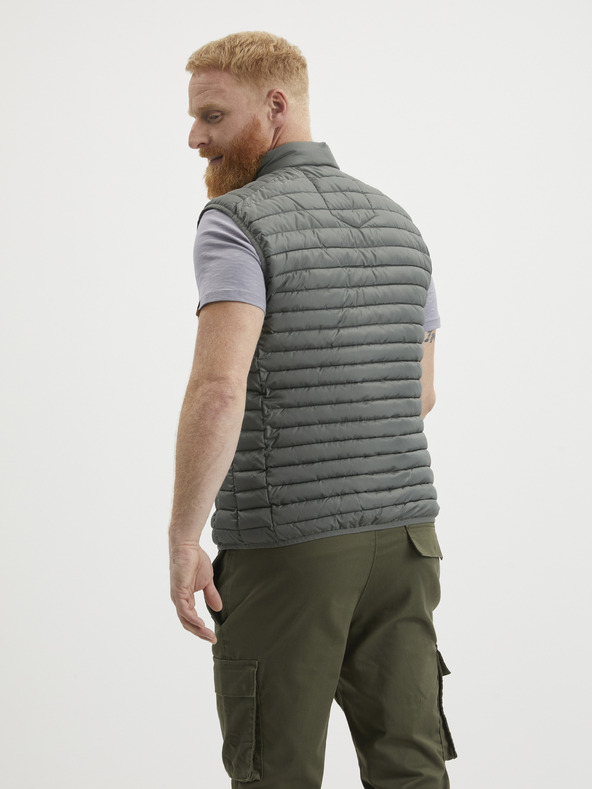 LERROS Χακί ανδρικό καπιτονέ γιλέκο LERROS