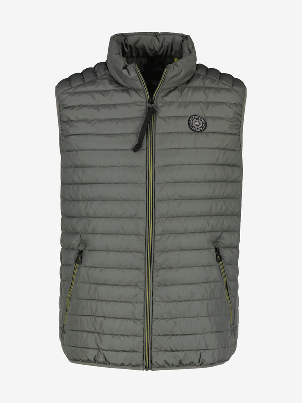 LERROS Χακί ανδρικό καπιτονέ γιλέκο LERROS