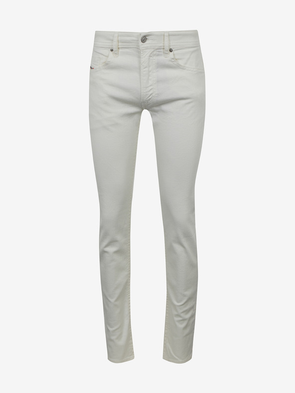 Diesel Λευκό ανδρικό τζιν στενής εφαρμογής Diesel Thommer