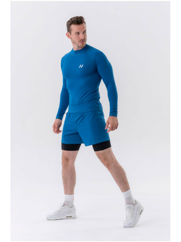 Nebbia Σορτς διπλής στρώσης με τσέπες για κινητό τηλέφωνο 318 Blue M,blue